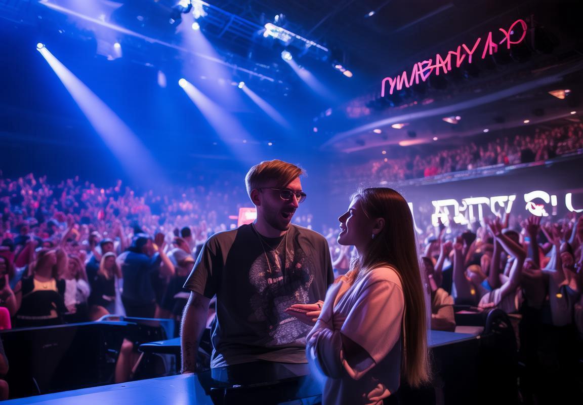 ESL One马来西亚站DOTA2比赛现场求婚灯牌上演电竞浪漫